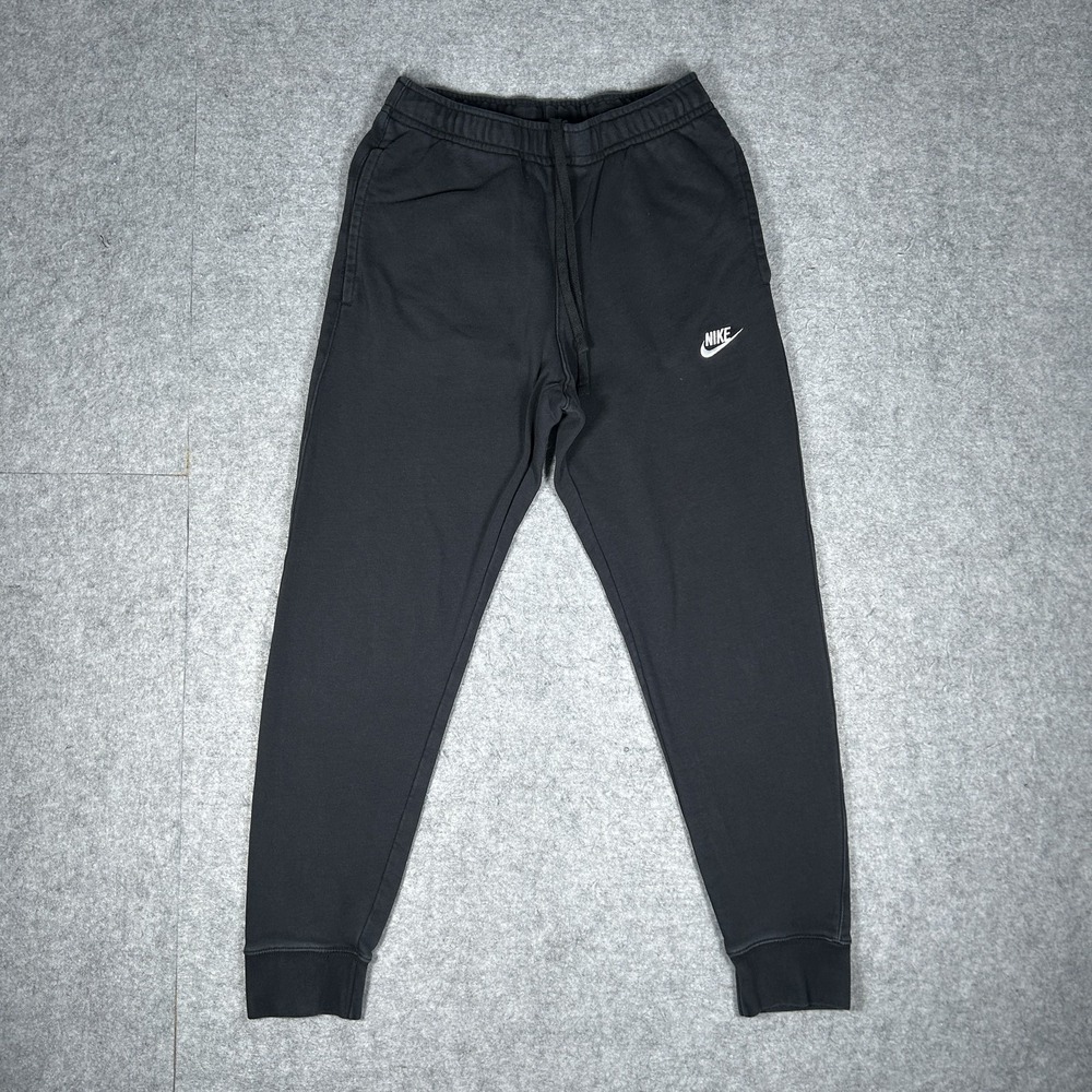 Nike Sportswear Club Fleece Sweatpants Mens Small(24x26) Black Joggers Faded